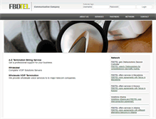 Tablet Screenshot of fbdtel.com